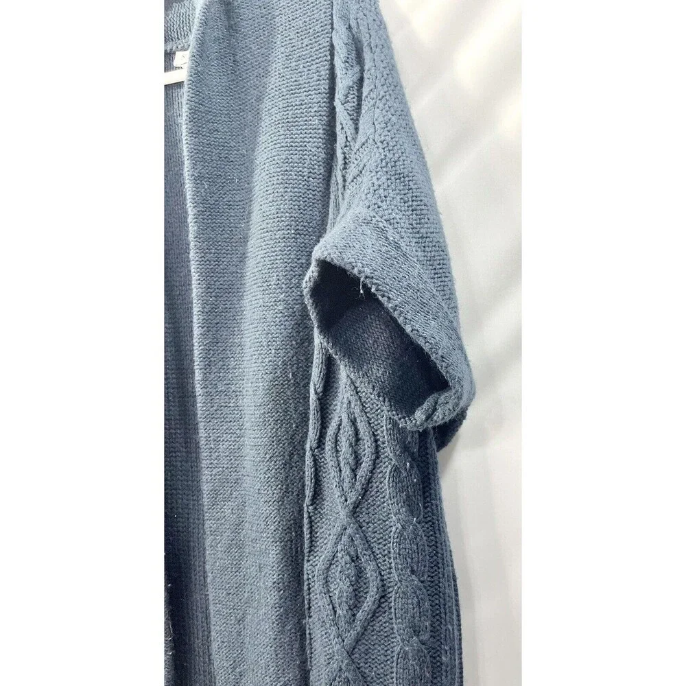 St. John's Bay Knit Women's Blue Cardigan Long Sleeve Sweater Size Large - Picture 4 of 9